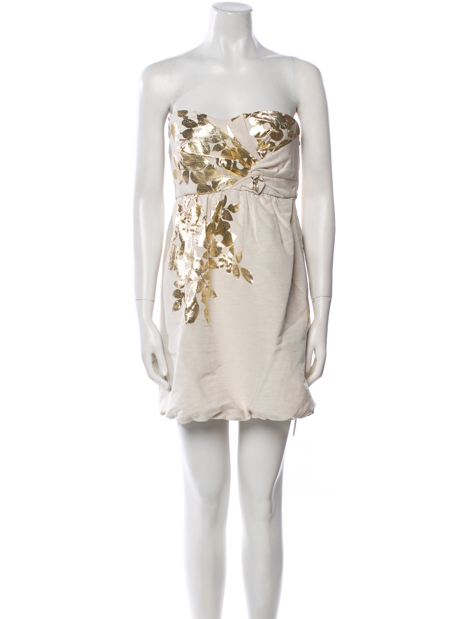 Tibi Strapless Mini Dress