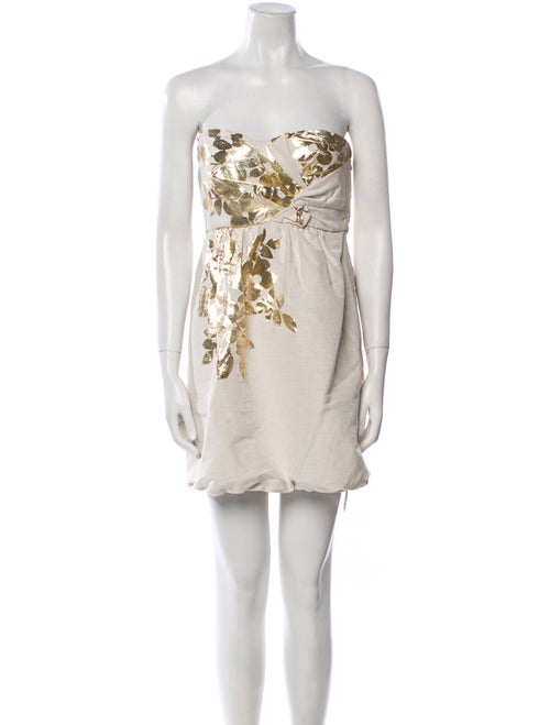 Tibi Strapless Mini Dress