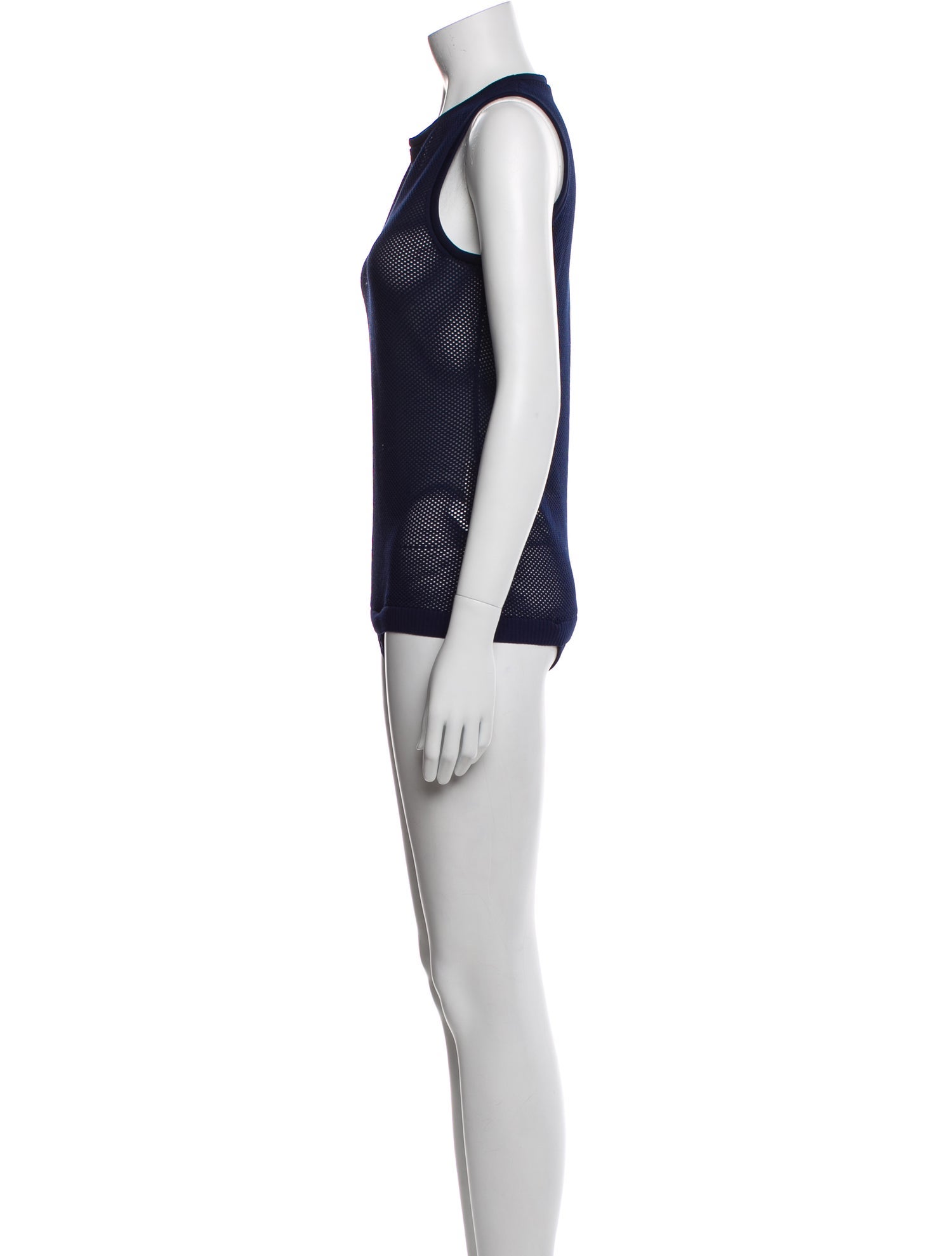Tibi Crew Neck Sleeveless Bodysuit