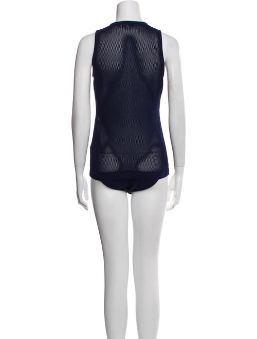 Tibi Crew Neck Sleeveless Bodysuit