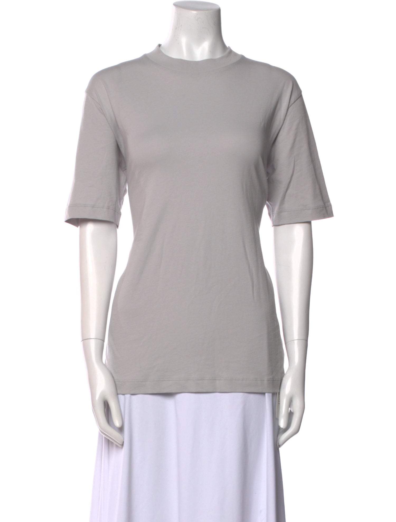 Tibi Crew Neck Short Sleeve T-Shirt