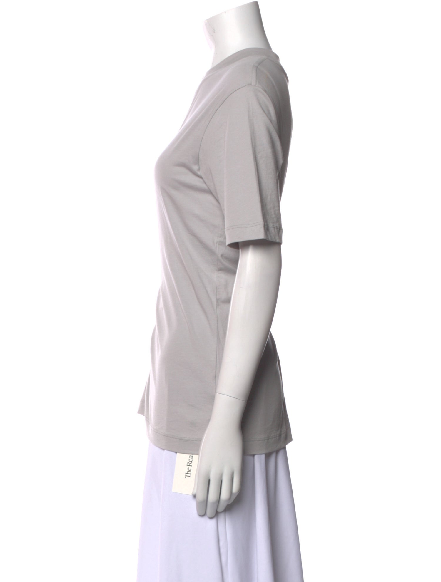 Tibi Crew Neck Short Sleeve T-Shirt