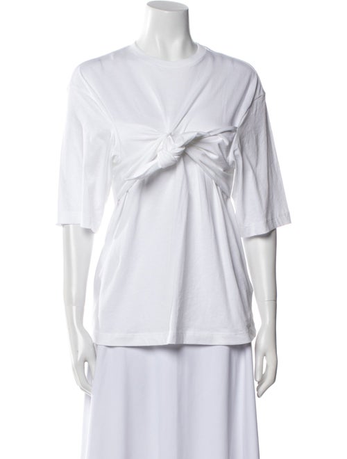 Tibi Crew Neck Short Sleeve T-Shirt