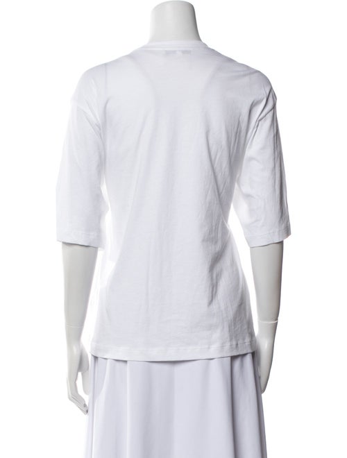 Tibi Crew Neck Short Sleeve T-Shirt