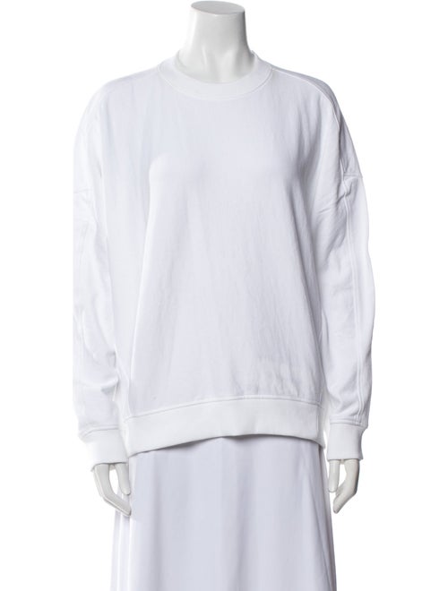 Tibi Crew Neck Long Sleeve Sweatshirt