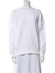 Tibi Crew Neck Long Sleeve Sweatshirt