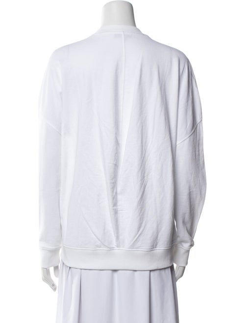Tibi Crew Neck Long Sleeve Sweatshirt