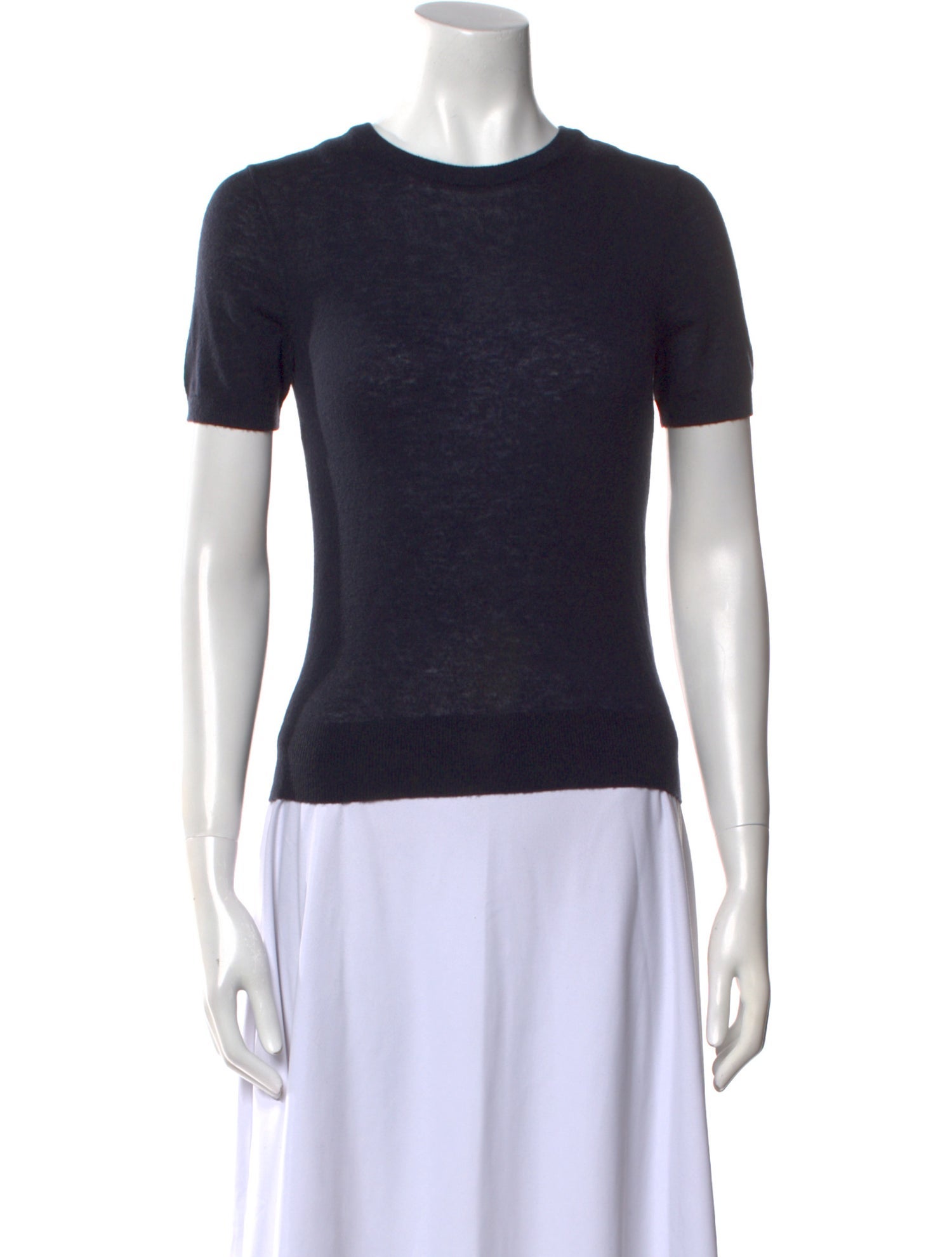 Tibi Wool Crew Neck Sweater