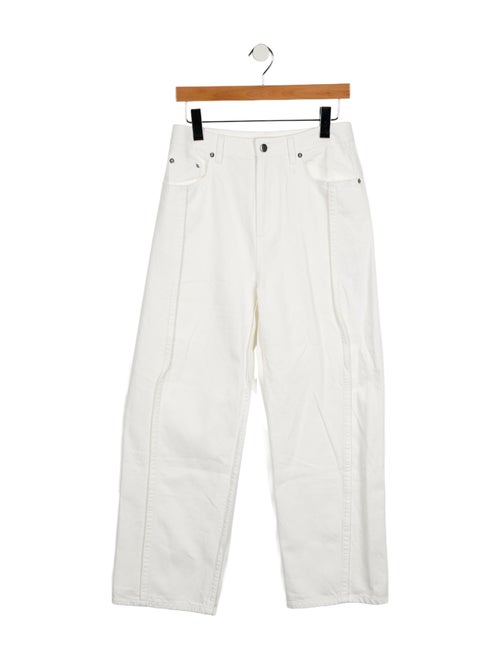 Tibi High-Rise Wide Leg Jeans