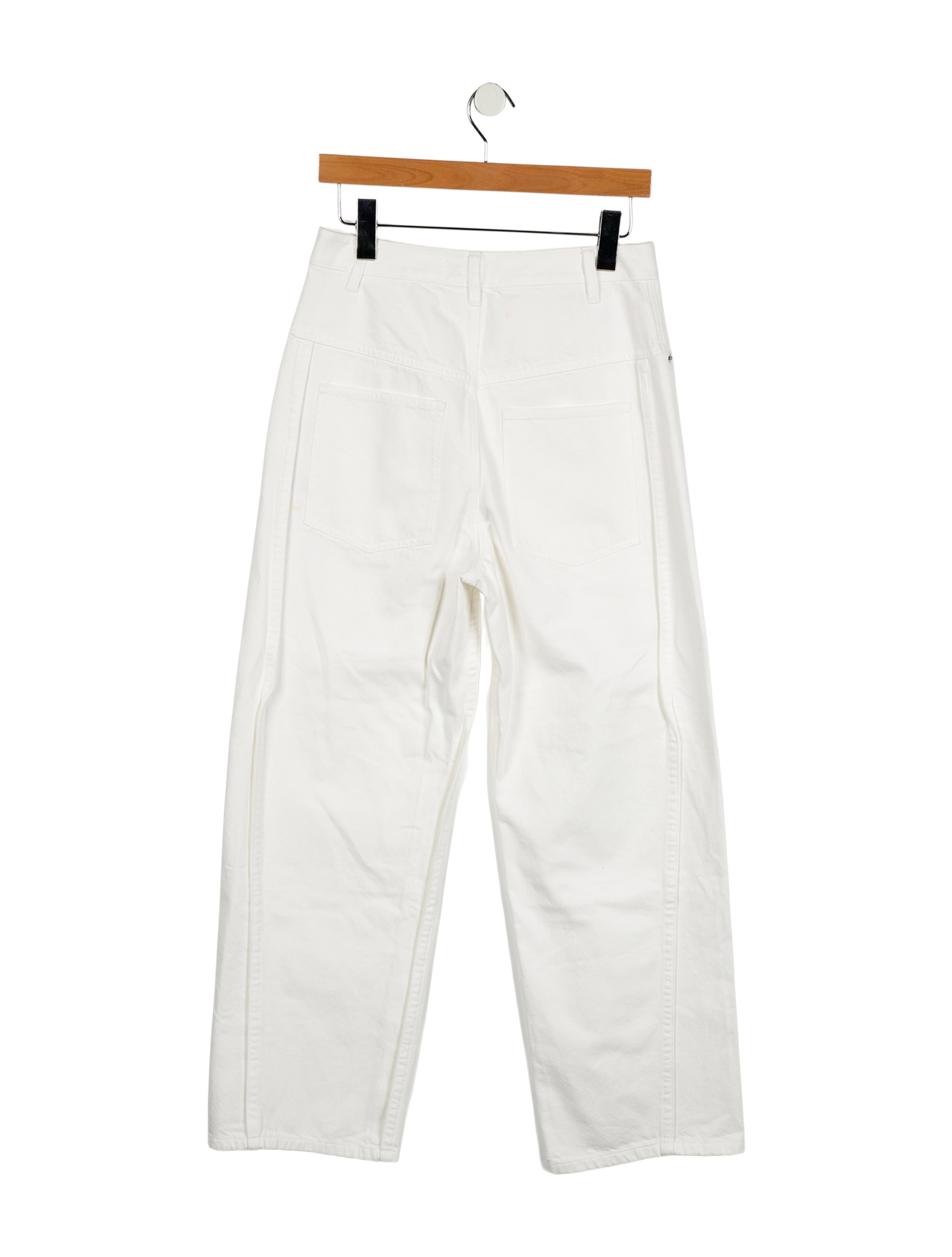 Tibi High-Rise Wide Leg Jeans