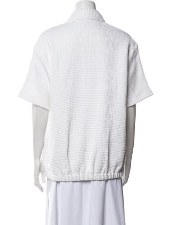 Tibi Short Sleeve Polo