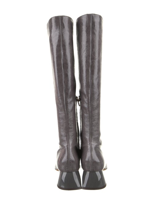 Tibi Patent Leather Riding Boots