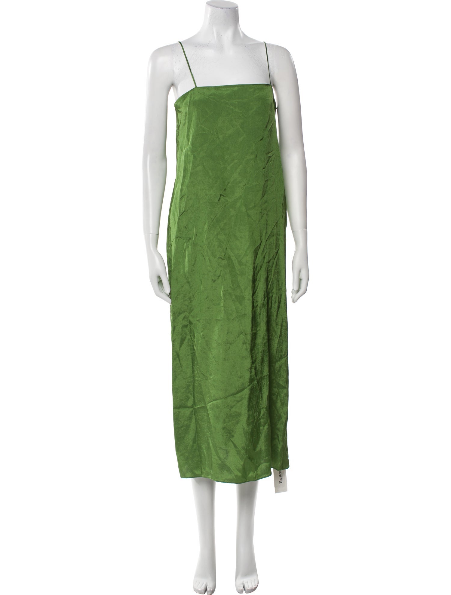 Tibi Square Neckline Midi Length Dress