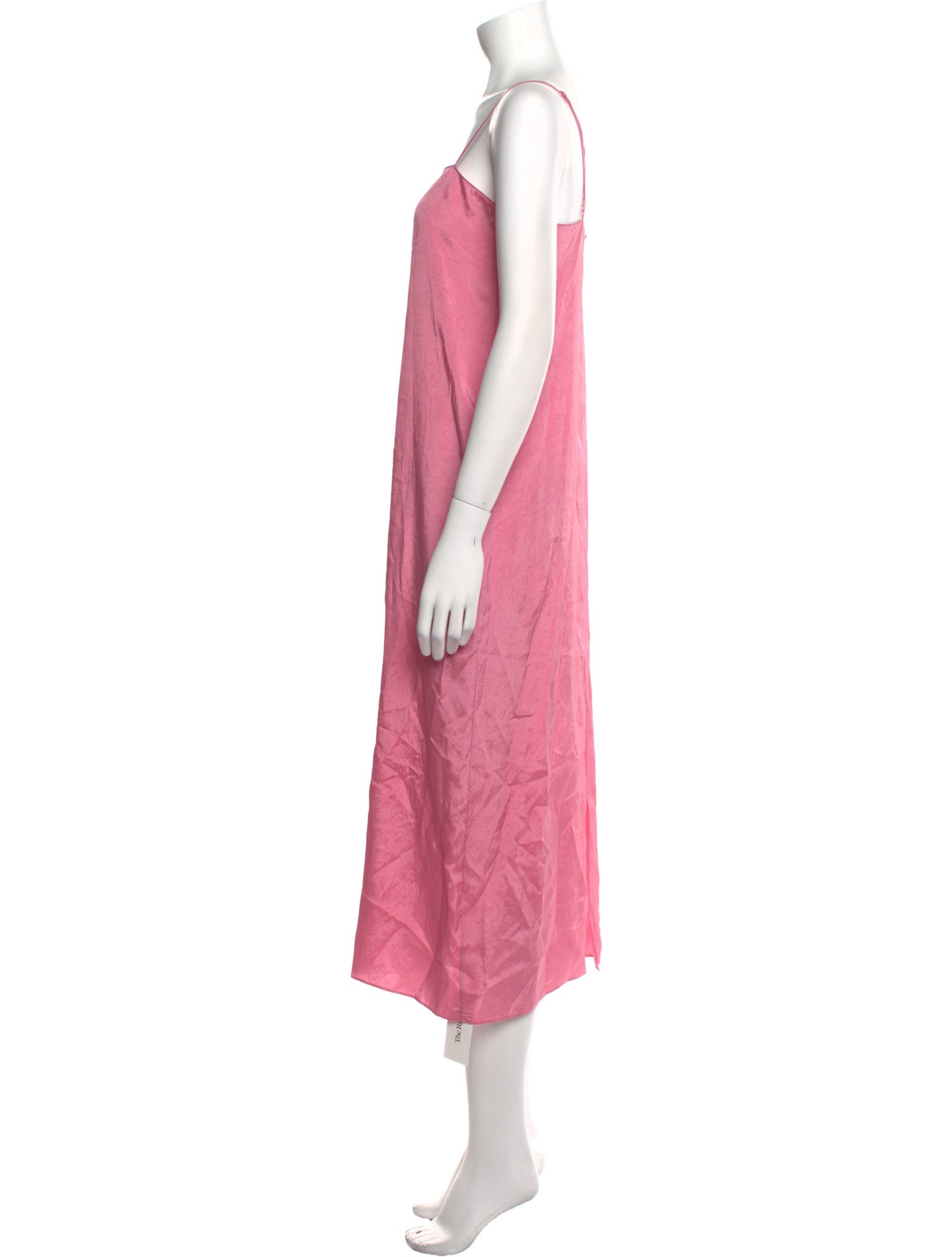 Tibi Square Neckline Midi Length Dress