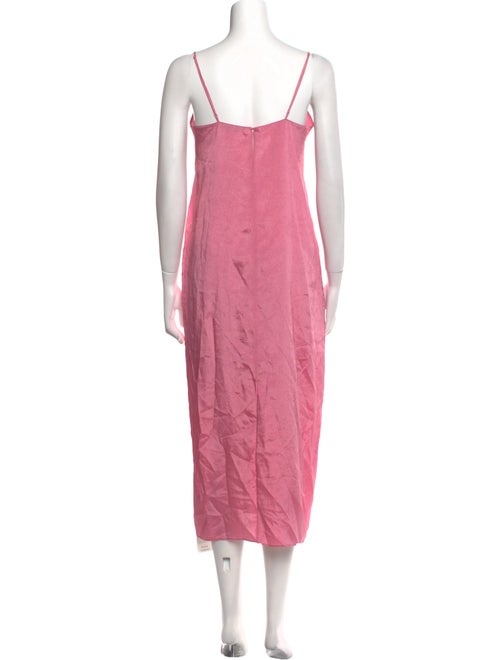 Tibi Square Neckline Midi Length Dress