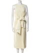 Tibi Crew Neck Long Dress