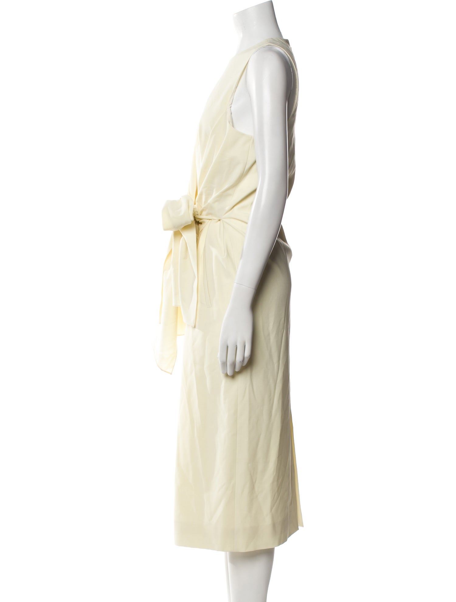 Tibi Crew Neck Long Dress