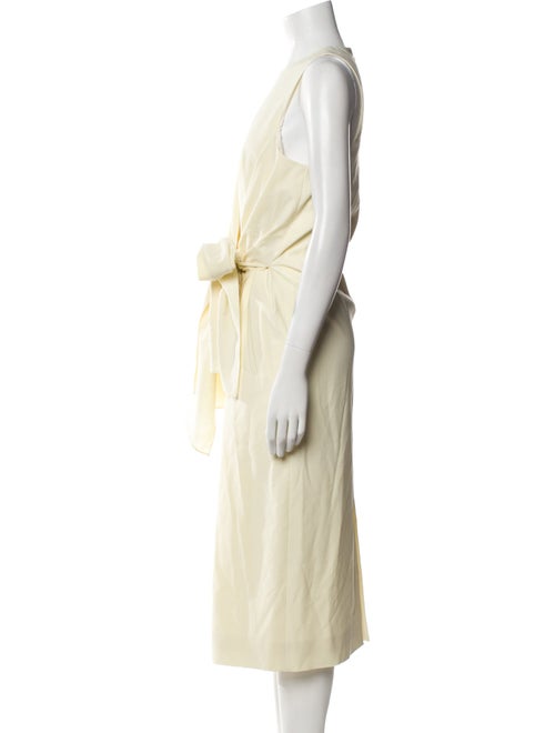 Tibi Crew Neck Long Dress