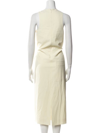 Tibi Crew Neck Long Dress