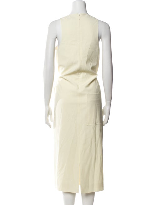 Tibi Crew Neck Long Dress