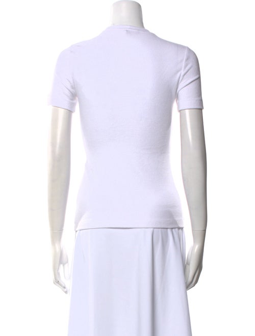 Tibi Crew Neck Short Sleeve T-Shirt