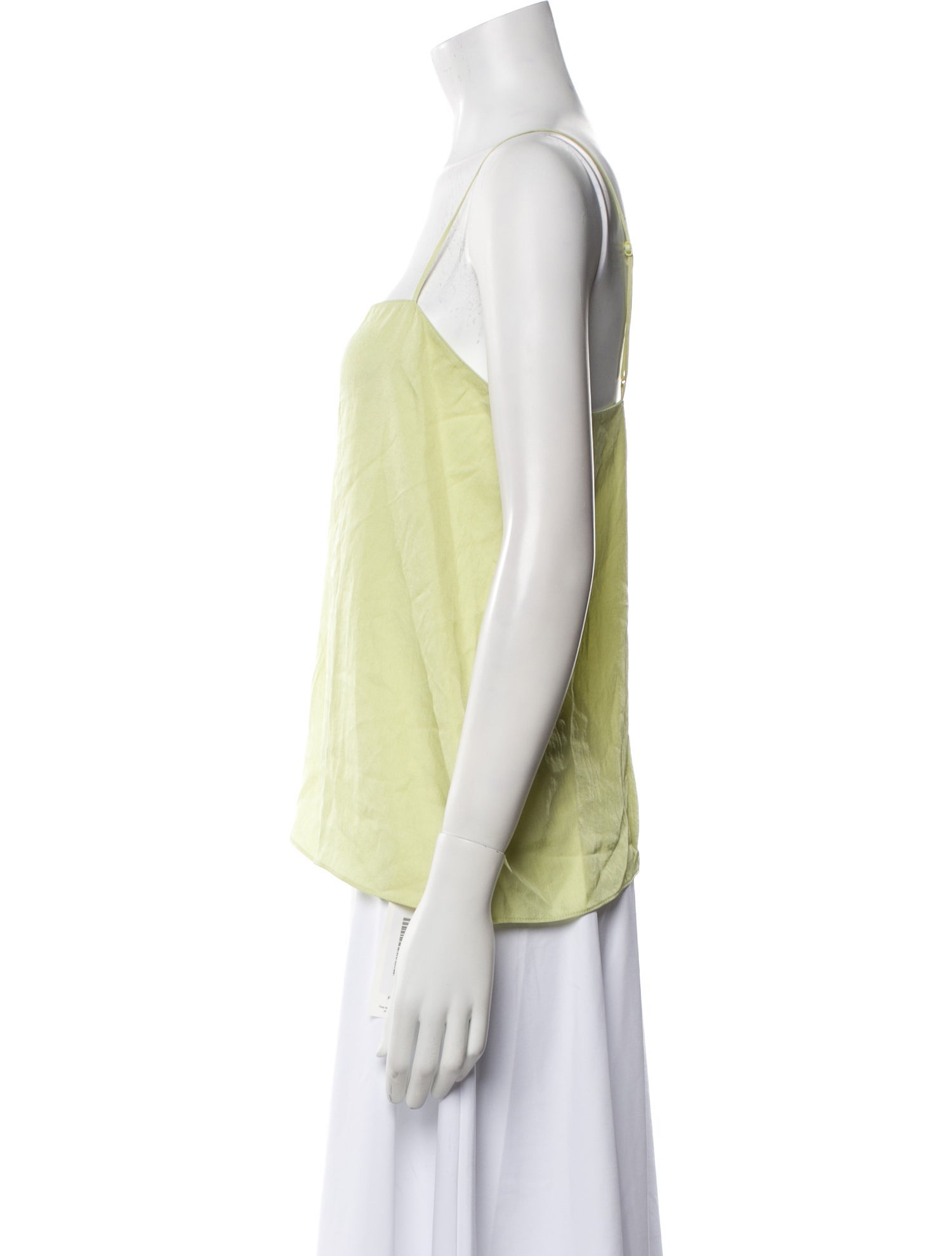 Tibi Square Neckline Sleeveless Top
