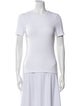 Tibi Crew Neck Short Sleeve T-Shirt