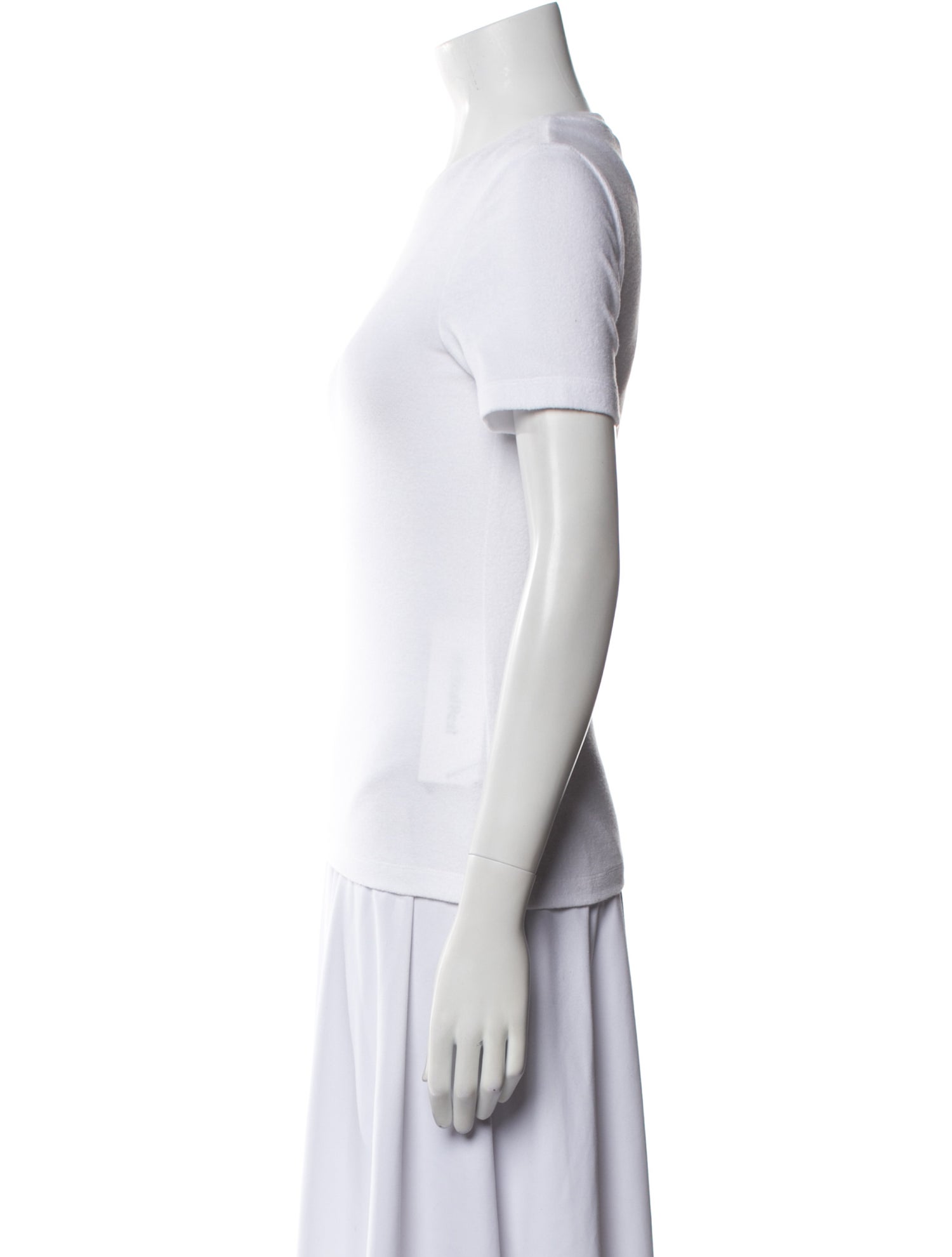 Tibi Crew Neck Short Sleeve T-Shirt