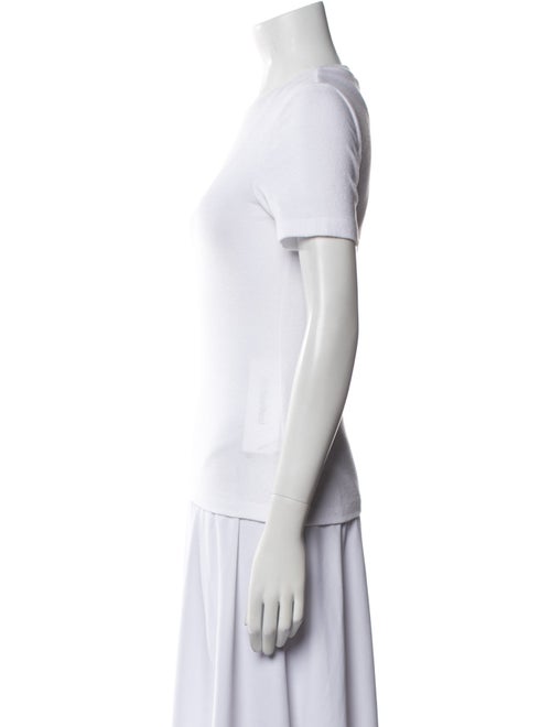 Tibi Crew Neck Short Sleeve T-Shirt