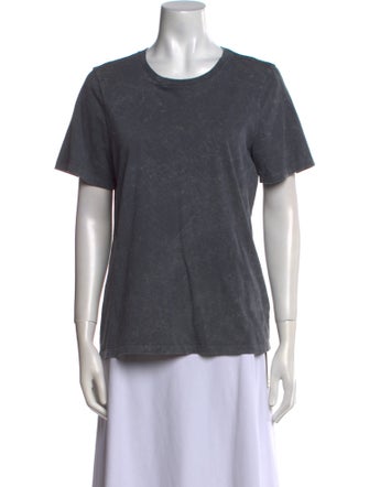 Tibi Crew Neck Short Sleeve T-Shirt