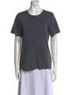 Tibi Crew Neck Short Sleeve T-Shirt