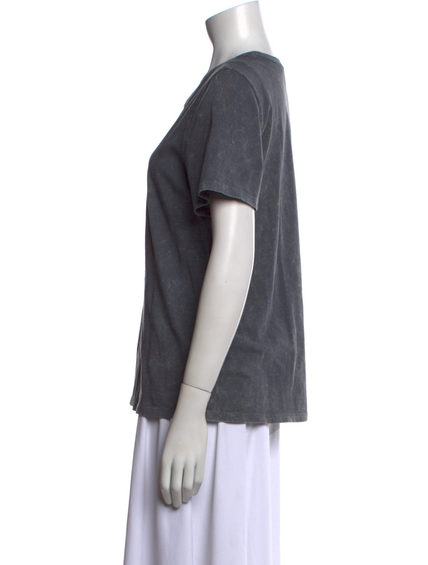 Tibi Crew Neck Short Sleeve T-Shirt