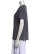Tibi Crew Neck Short Sleeve T-Shirt