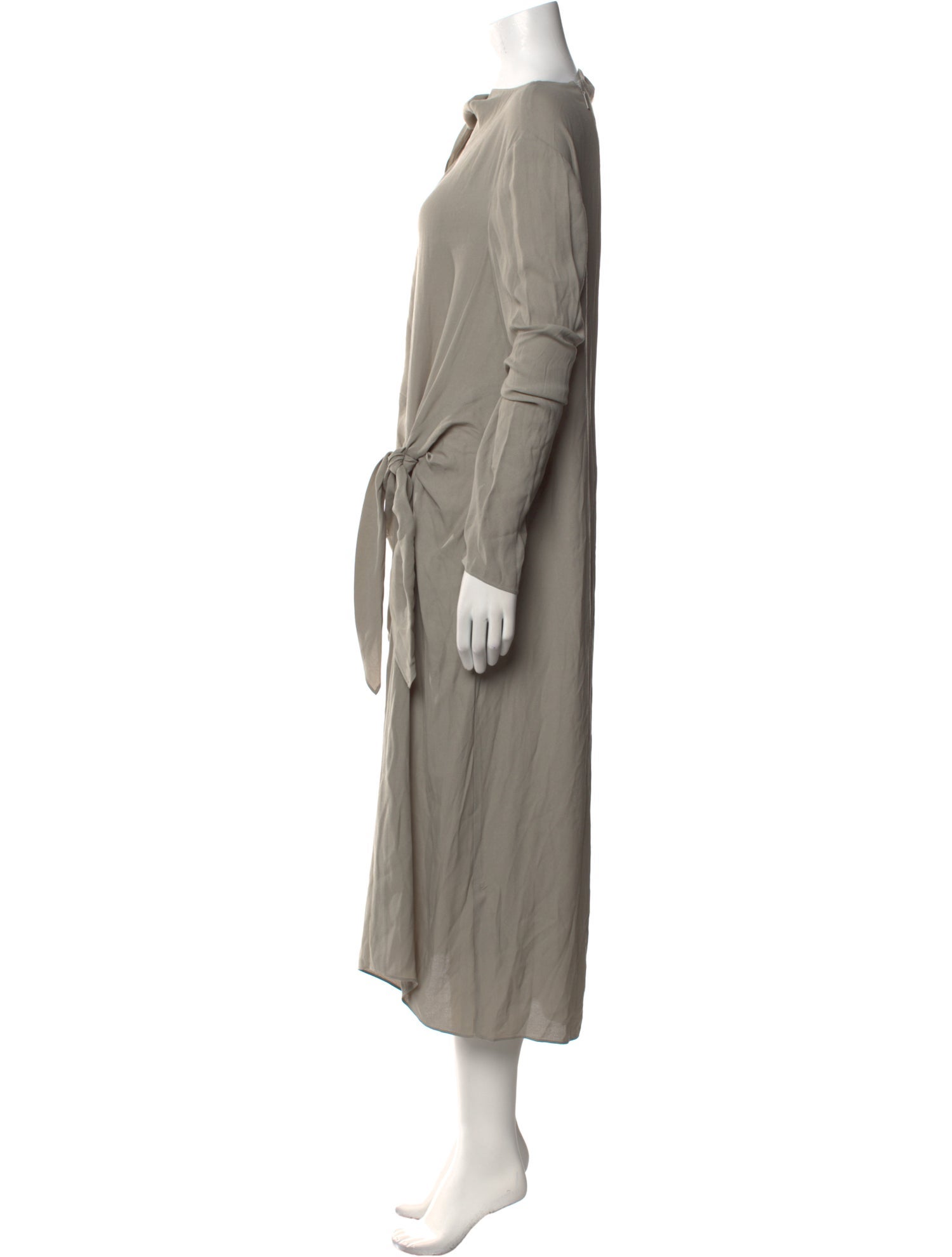 Tibi Bateau Neckline Midi Length Dress