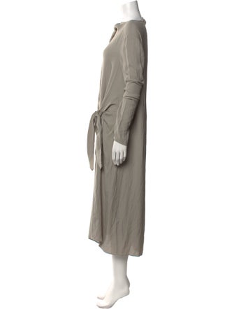 Tibi Bateau Neckline Midi Length Dress