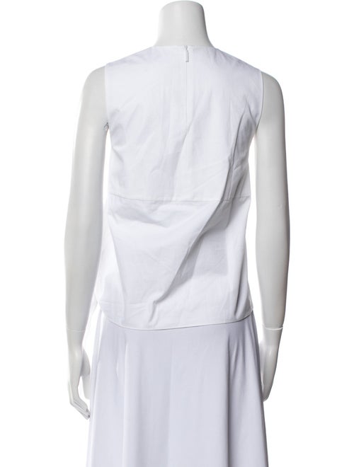 Tibi Mock Neck Sleeveless Top