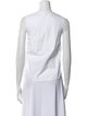 Tibi Mock Neck Sleeveless Top