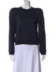 Tibi Crew Neck Long Sleeve Sweatshirt