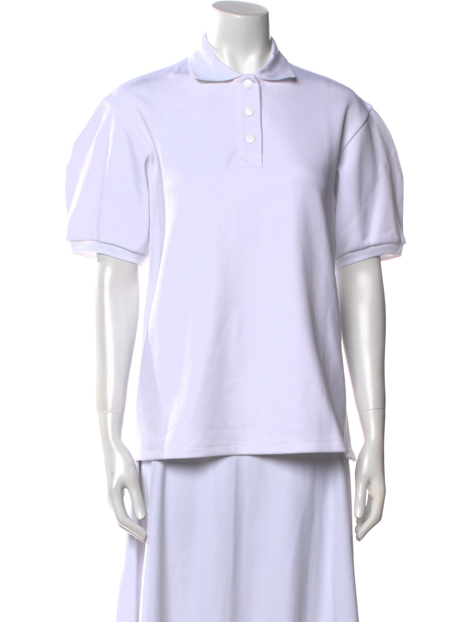 Tibi Short Sleeve Polo