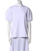 Tibi Short Sleeve Polo