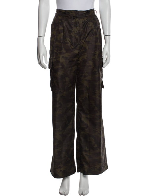 Tibi Printed Wide Leg Pants
