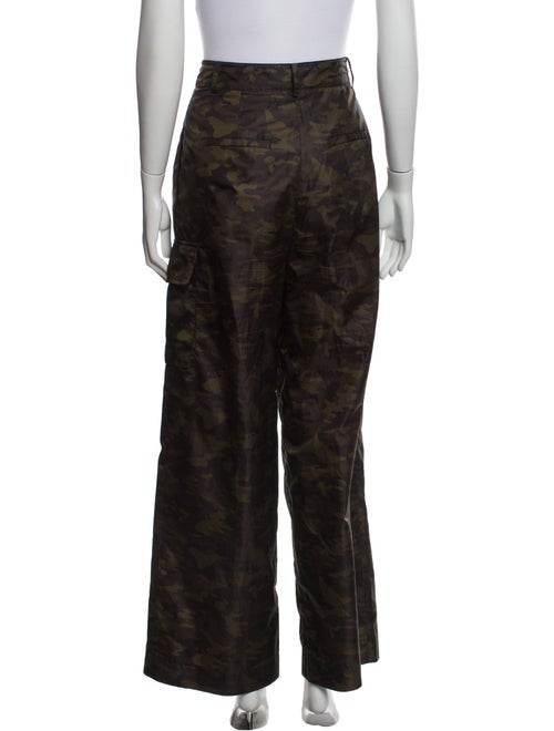 Tibi Printed Wide Leg Pants