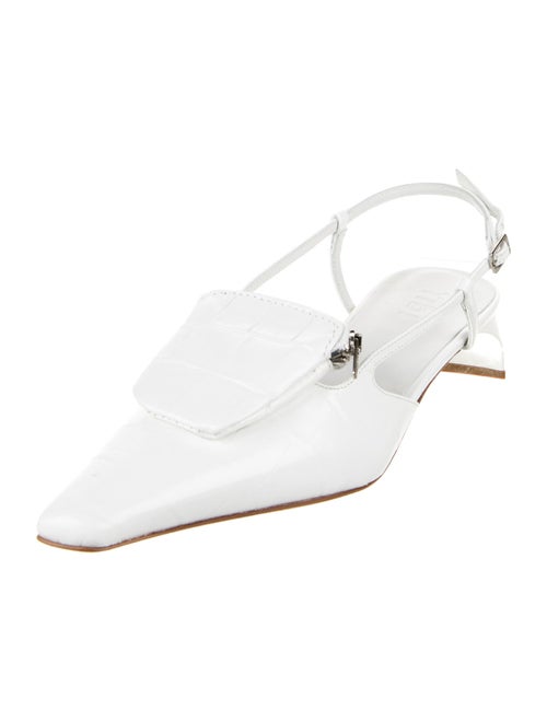 Tibi Leather Slingback Pumps