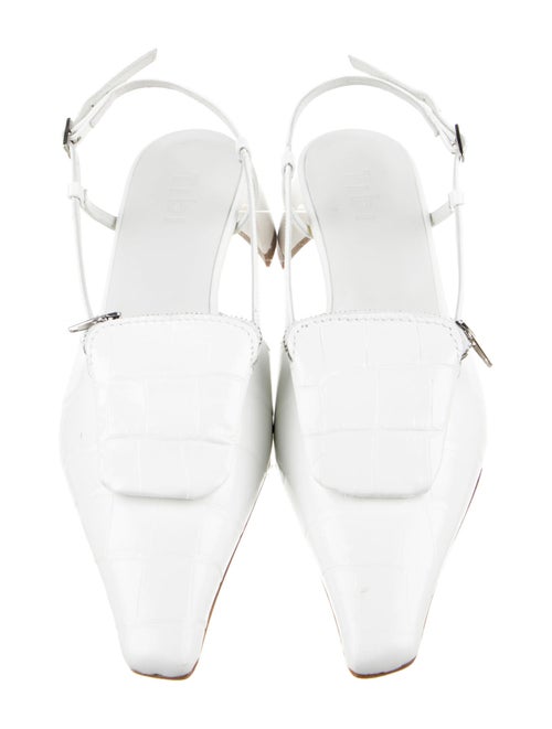 Tibi Leather Slingback Pumps