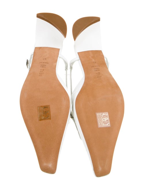 Tibi Leather Slingback Pumps