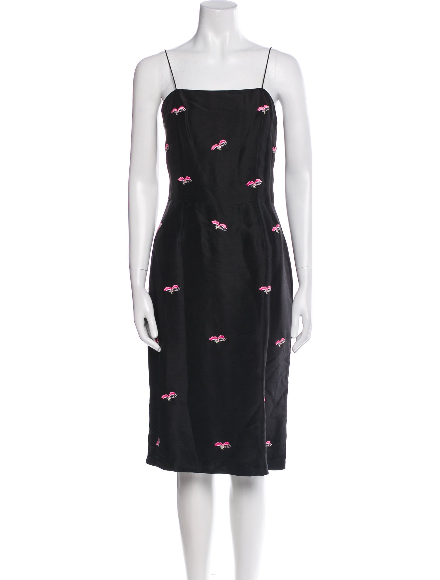 Tibi Silk Knee-Length Dress