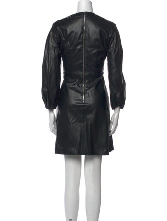 Tibi Crew Neck Mini Dress