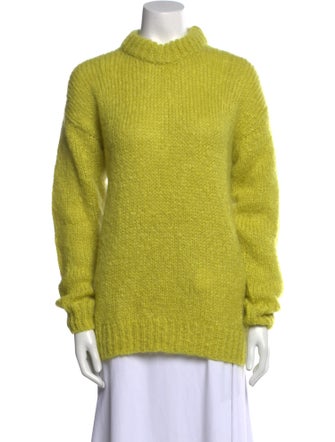 Tibi Mohair Turtleneck Sweater