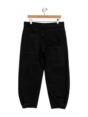 Tibi High-Rise Wide Leg Jeans