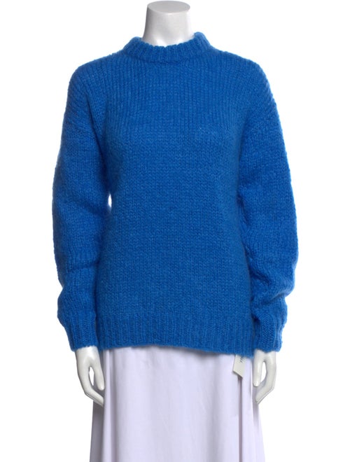 Tibi Mohair Mock Neck Sweater